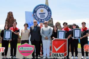 ยิ่งศักดิ์ สยามวาลา รับมอบใบรับรอง GUINNESS WORLD RECORDS