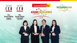 ไทยออยล์คว้า 5 รางวัลยอดเยี่ยมแห่งเอเชีย จากงานประกาศรางวัล “Asian Excellence Award 2026”