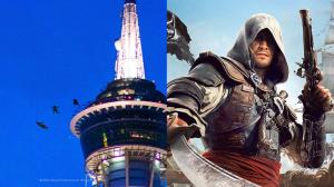 เล่นใหญ่! "Assassin's Creed" ชวนแฟนเกมโดดบันจี้จัมพ์สไตล์ Leap of Faith