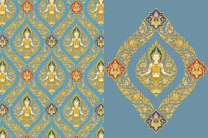 กรมศิลป์เผยโฉมลวดลายประดับผนังพระเมรุมาศ "พระพันปี"