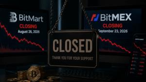 "BitMEX และ BitMart" สองกระดานเทรดยุคบุกเบิกเตรียมปิดตัว จุดเปลี่ยนสมรภูมิกระดานเทรดคริปโต
