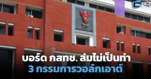 บอร์ด กสทช. ล่มไม่เป็นท่า 3 กรรมการวอล์กเอาต์ ค้าน 'หมอสรณ' นั่งประธาน