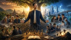 &amp;#8203;ผู้นำที่น้อมตนรับใช้ประโยชน์สุขมหาชน : ปฏิทรรศน์แห่งผู้นำที่บ้านเมืองเราต้องการ
