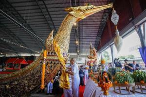 กองทัพเรือ บวงสรวงเรือพระราชพิธี เตรียมพร้อมจัด “ขบวนพยุหยาตราทางชลมารค” 6 พ.ย. นี้