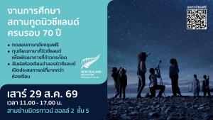New Zealand Education Fair 2026 ดูลู่ทางเรียนต่อนิวซีแลนด์ พร้อมแจกทุนฯเพียบ 29 ส.ค.นี้ ที่สามย่านมิตรทาวน์