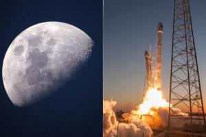 ทั่วโลกจับตา! ชิ้นส่วนจรวด Falcon 9 ของ SpaceX จ่อพุ่งชน 'ดวงจันทร์'