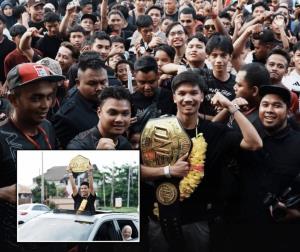 มาเลเซียแห่ยิ่งใหญ่ “อาลีฟ” ต้อนรับสมเกียรติเหมือนฮีโร่โอลิมปิก หลังสร้างประวัติศาสตร์แชมป์โลกวันมวยไทย