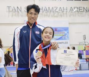 “อาคิรา” ดาวรุ่งนักฟันดาบไทย คว้า 1 ทอง 1 เงิน ศึกนานาชาติ SEAFF ที่มาเลเซีย