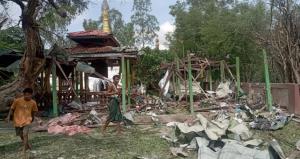 สุดเหี้ยม! กองทัพพม่าโจมตีทางอากาศถล่มวัดในสะกาย ผู้ปฏิบัติธรรมดับ 14 ราย
