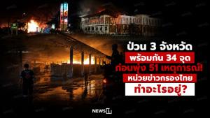 ป่วน 3 จังหวัดพร้อมกัน 34 จุด ก่อนพุ่ง 51 เหตุการณ์! หน่วยข่าวกรองไทยทำอะไรอยู่?