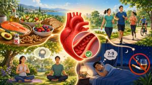 สูตรดูแลหัวใจให้อายุยืน: ป้องกันเส้นเลือดหัวใจตีบ