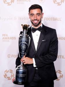 "บรูโน" นักเตะ แมนฯ ยู คนแรกรอบ 16 ปี ซิวรางวัล PFA