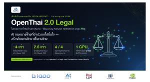 iApp Technology เปิดตัว OpenThai 2.0 Legal โมเดล AI กฎหมายไทยแบบ Open-Weight