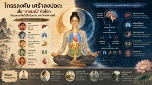 โกรธลงตับ เศร้าลงปอด! เมื่อ ‘อารมณ์’ ก่อโรค ในมุมมองคัมภีร์จีนโบราณและวิทยาศาสตร์