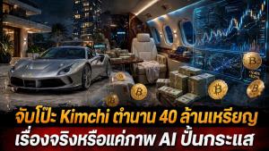จับโป๊ะ Kimchi ตำนาน 40 ล้านเหรียญ เรื่องจริงหรือแค่ภาพ AI ปั่นกระแส