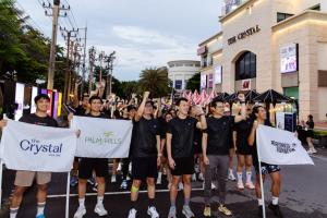 The Crystal Run Club ปลุกพลังสายวิ่งกว่า 250 คน ร่วมสร้างสังคมสุขภาพดีบนเส้นทาง Palm Hills Route ระยะ 6 กม.