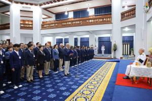 “พล.อ.สุรยุทธ์” ผู้แทนพระองค์ พระราชทานโอวาททัพเอเชียนเกมส์ 2026