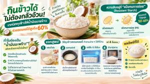 กินข้าวได้ ไม่ต้องกลัวอ้วน! เปิดเทคนิคหุงข้าวใส่น้ำมันมะพร้าว ช่วยลดแคลได้สูงถึง 60%
