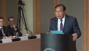 กัมพูชาเปิดถ้อยแถลง “ปรัก สุคน” กล่าวต่อที่ประชุมคณะกรรมาธิการประนอมวันที่ 2  ย้ำแก้ข้อพิพาทสันติ-ปลดล็อกทรัพยากรในทะเล