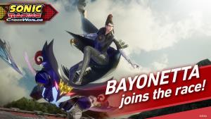 เจ๊แว่น "Bayonetta" ร่วมซิ่งใน Sonic Racing: CrossWorlds เร็วๆ นี้