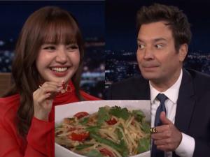 “ลิซ่า” ชวนชิม “ส้มตำ” อาหารไทยสุดแซ่บ ในรายงานดังในตำนาน The Tonight Show