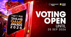 โค้งสุดท้าย! GCAxTGS2026 ชวนคอเกมร่วมตัดสินสุดยอด Game of the Year