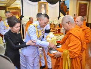 ตร.จัดพิธีบำเพ็ญกุศลสตมวาร (100 วัน) อุทิศถวายเป็นพระราชกุศลแด่ 