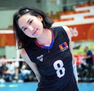 เทมูเลน ซันซาร์โบลด์ นางฟ้าลูกยางมองโกเลีย สวยหมวยทำแฟนกีฬาไทยใจละลาย