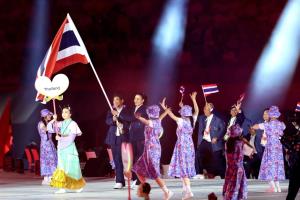 "เจ้าฟ้าสิริวัณณวรีฯ" ทรงร่วมพิธีเปิดเอเชียนเกมส์ 2026 "ทัดดาว-เฉลิมฉาน" ถือธงไตรรงค์นำทัพนักกีฬาไทย