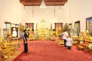 ในหลวง-พระราชินี ทรงบำเพ็ญพระราชกุศลสตมวาร (100 วัน) เจ้าฟ้าพัชรกิติยาภาฯ