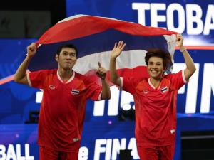 ไทยคว้าทองแรกเอเชียนเกมส์ “ต้น-นิด” ฟาดเฉียบหยิบแชมป์คู่ผสม ก่อน ”นิด“ ผนึก “หยก”&amp;#8203; ผงาดหญิงคู่