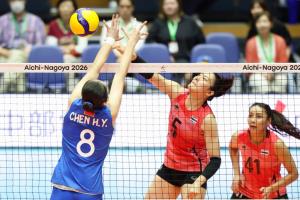 ลูกยาวสาวไทยสุดต้านพ่ายจีน 2-3 เซต ร่วงไปชิงทองแดงเอเชียนเกมส์