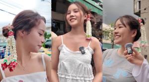 ปากคลองตลาดแทบแตก พส.ไทย แห่ถ่ายรูป “มาลัยเกล้าผม” หลังสาว Gen Z จุดประกายสู่ไวรัลสุดปัง