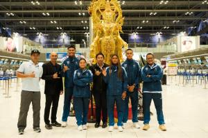 ทัพนักกีฬากระดานโต้คลื่นทีมชาติไทยลัดฟ้าสู่ญี่ปุ่น พร้อมลุยเอเชียนเกมส์