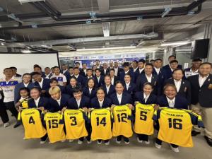 รักบี้ 7 คนไทยพร้อมลุยเอเชียนเกมส์ 2026 “พ.ต.ท.กุลธน” จัดพิธีพระราชทานเสื้อแข่ง สร้างขวัญกำลังใจก่อนชิงชัย