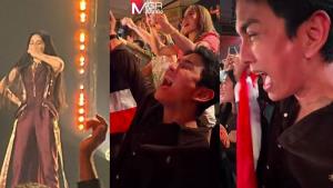 ร้องไห้ตามเลย “กัน นภัทร” กรี๊ดสุดเสียง บินเชียร์ “เนเน่” ติดขอบเวที ดีใจจนน้ำตาแตก (คลิป)
