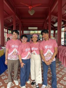 ก้อง -หน่อย -ปั้นจั่น  แท็กทีมร่วมกุศลโปรโมทเสื้อวิ่ง “ก้าวด้วยธรรม” ครั้งที่ 10  เพื่อ 19 โรงพยาบาล ช่วยเหลือผู้ป่วยที่ขาดแคลน รอการเยียวยา