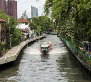 หยุดเดินเรือโดยสารชั่วคราวคลองแสนแสบ! หลังฝนถล่มกรุง ระดับน้ำในคลองสูงเสี่ยงอันตราย