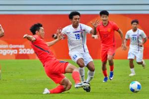 ไทย พ่าย จีน 0-3 จอด 8 ทีมบอลชายเอเชียนเกมส์ 2026