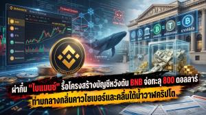 ผ่ากึ๋น "ไบแนนซ์" รื้อโครงสร้างบัญชีหวังดัน BNB จ่อทะลุ 800 ดอลลาร์ ท่ามกลางกลิ่นคาวไซเบอร์และคลื่นใต้น้ำวาฬคริปโต