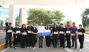 รฟม. ส่งมอบข้าวสาร อาหารแห้ง น้ำดื่ม  2,400 ขวด ร่วมช่วยเหลือผู้ประสบอุทกภัย
