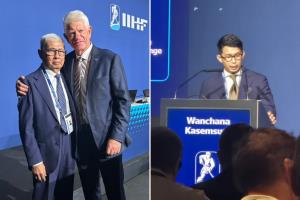 “ม.ล.กฤษฎา” ร่วมประชุมใหญ่ IIHF ที่สเปน “ฟรานซ์ ไรน์เดิล” คว้าตำแหน่งประธานสหพันธ์คนใหม่