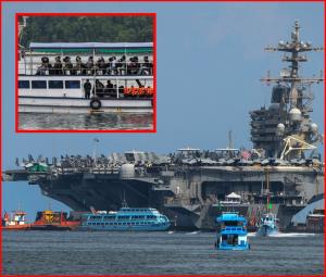 สื่อนอกตีข่าว “ไทย” กระชับสัมพันธ์กับ “สหรัฐฯ” เรือบรรทุกเครื่องบินสหรัฐฯ USS George H.W. Bush หลังเสร็จศึกตะวันออกกลางเข้ามาแวะจอดเทียบท่าที่ภูเก็ต “ทหารมะกัน” นั่งเรือเล็กเข้าฝั่ง