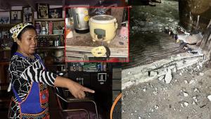 สุดระทึก! ฟ้าผ่าเปรี้ยงกลางบ้านร้านเสริมสวยบุรีรัมย์ 5 ชีวิตเฉียดตาย เครื่องใช้ไฟฟ้า-พนังปูนแตกกระจายเสียหายยับ