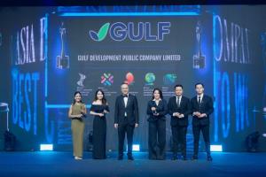 GULF กวาด 6 รางวัลด้านทรัพยากรบุคคล จาก 2 เวทีใหญ่ ตอกย้ำสุดยอดองค์กรน่าทำงานระดับเอเชีย