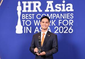 บี.กริม คว้ารางวัล HR Asia Best Companies to Work for in Asia 2026 ต่อเนื่องปีที่ 5