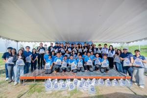 SYS สานพลัง กนอ. - ชุมชน คืนชีวิตสู่ทะเล ปล่อยสัตว์น้ำ-เก็บขยะชายหาดหนองแฟบ ฟื้นฟูระบบนิเวศยั่งยืน