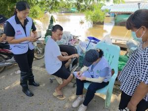 อ่างทองน้ำลดต่อเนื่อง ชาวโผงเผงเผยได้รับเงินเยียวยาแล้ว เผย 3,347 ครัวเรือนยังได้รับผลกระทบ