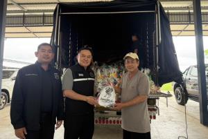 ‘DSI’ รวมใจ’ปลัดยุติธรรม‘ส่งถุงยังชีพ 1,000 ชุด ผ่าน อบจ.กาญจนบุรี บรรเทาความเดือดร้อนผู้ประสบภัยน้ำท่วม