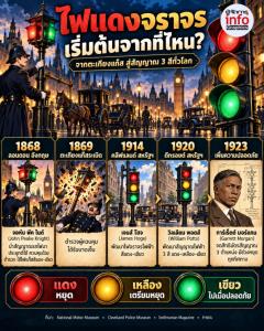 จุดกำเนิดไฟแดงจราจร ใครเป็นผู้คิดค้น?